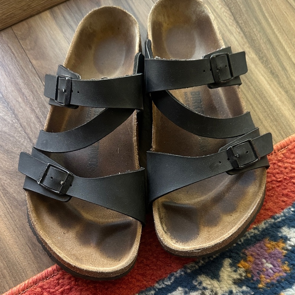 Black Strappy Sandals